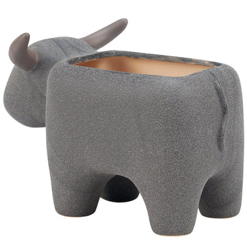 Primitives by Kathy Primitives by Kathy - Highland Cow Planter